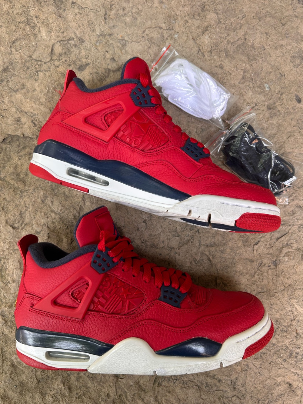 NIKE AIR JORDAN 4 Retro 'FIBA' (CI1184 617)-Women’s size 9.5 (Men’s 8)